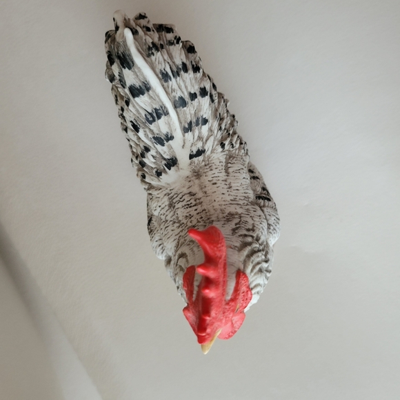 Lefton Vintage Rooster Figurine 03477 Handpainted ~ Taiwan ~Farmhouse ~ Cute! - Picture 14 of 16